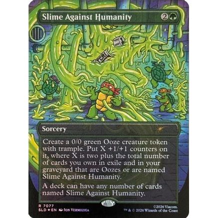 Slime Against Humanity (7077) (SLD-7077) - Secret Lair Drop Series Foil
