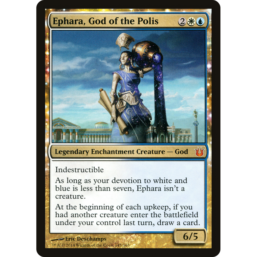 Ephara, God of the Polis (BNG-145) - Born of the Gods: (enchantment)
