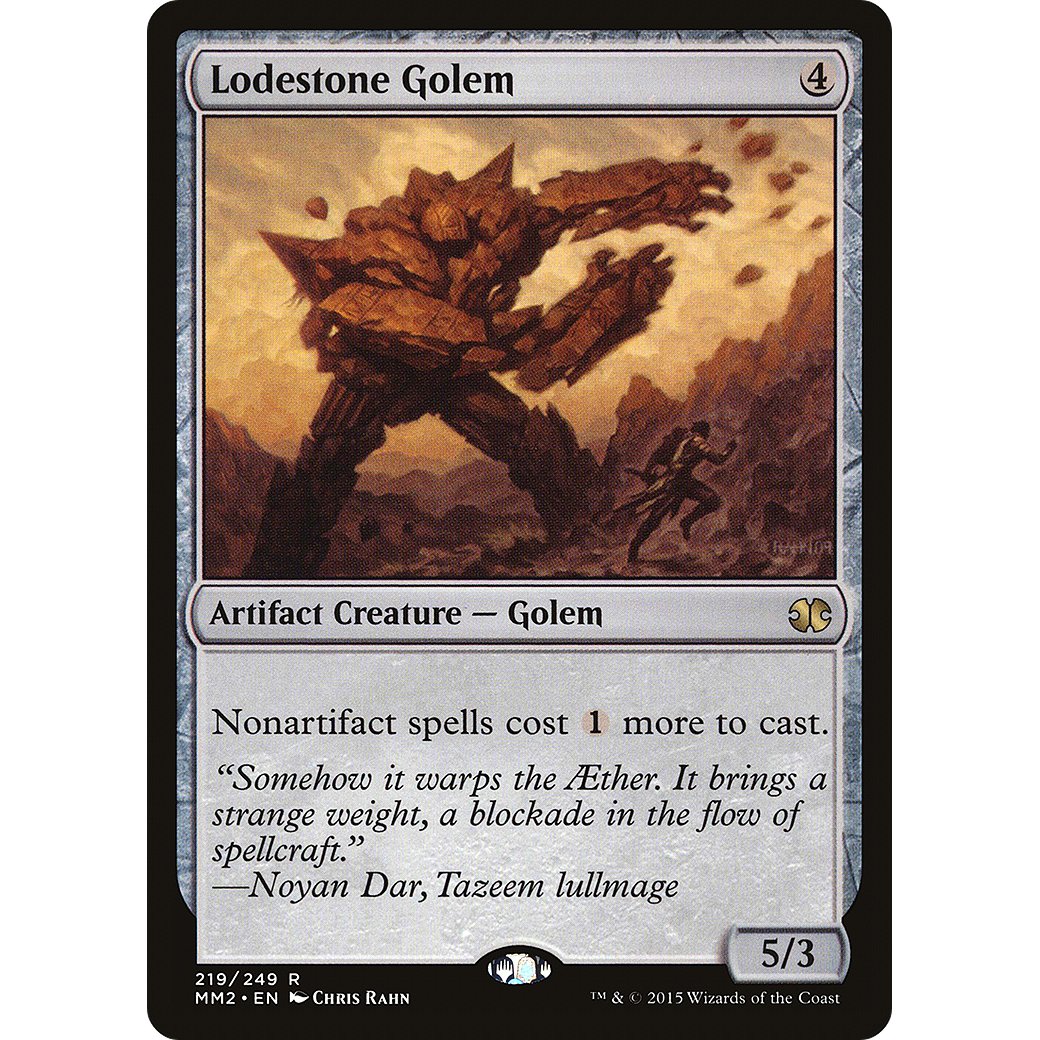 Lodestone Golem (MM2-219) - Modern Masters 2015 Foil