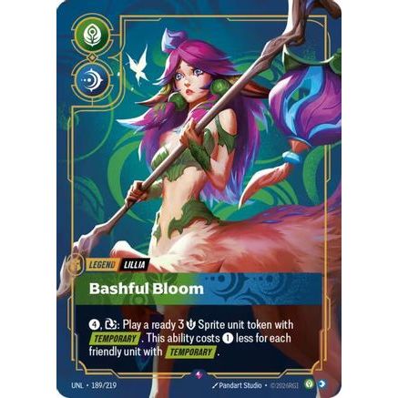 Lillia - Bashful Bloom (189/219) - Unleashed Foil