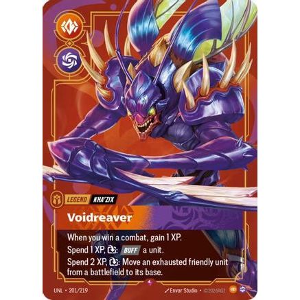 Kha'Zix - Voidreaver (201/219) - Unleashed Foil