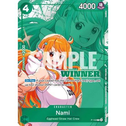 Nami (Winner Pack 2026 Vol. 2) (P-102) - One Piece Promotion Cards Foil