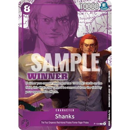 Shanks (Winner Pack 2026 Vol. 2) (P-104) - One Piece Promotion Cards Foil
