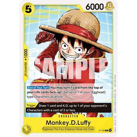 Monkey.D.Luffy (Tournament Pack 2026 Vol. 2) (P-106) - One Piece Promotion Cards