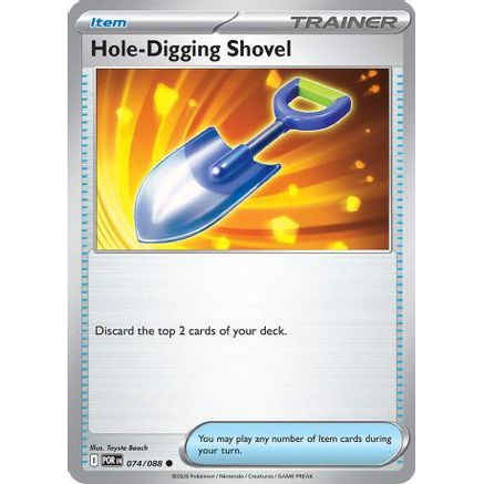 Hole-Digging Shovel 74 - ME03 Perfect Order Reverse Holofoil
