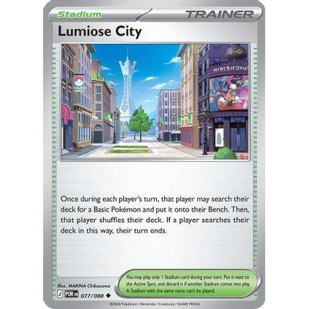 Lumiose City - 077/088 77 - ME03 Perfect Order Reverse Holofoil