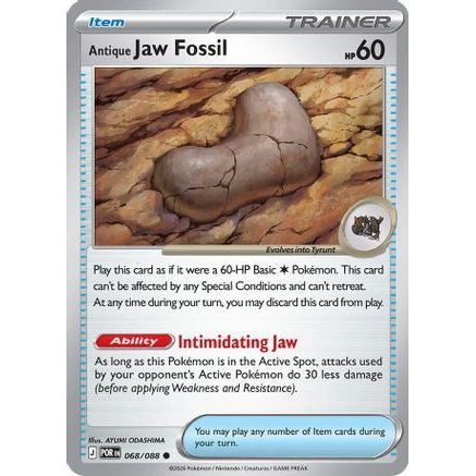 Antique Jaw Fossil 68 - ME03 Perfect Order Reverse Holofoil