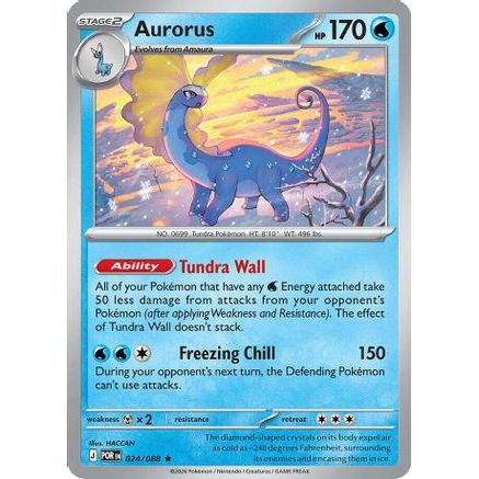 Aurorus - 024/088 24 - ME03 Perfect Order Reverse Holofoil