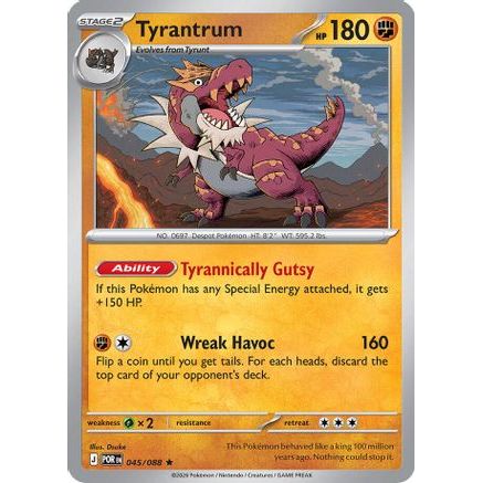 Tyrantrum 45 - ME03 Perfect Order Reverse Holofoil