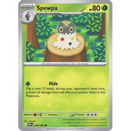 Spewpa - 008/088 8 - ME03 Perfect Order Reverse Holofoil