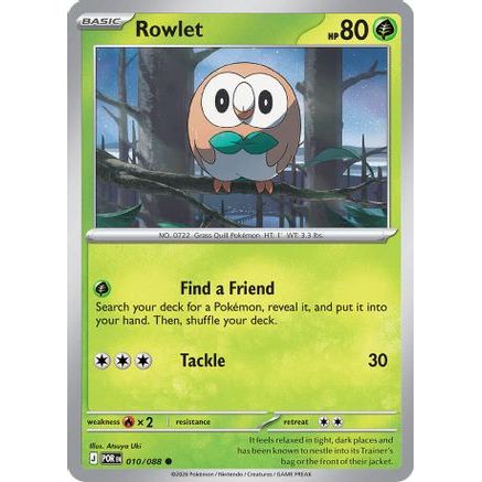 Rowlet - 010/088 10 - ME03 Perfect Order