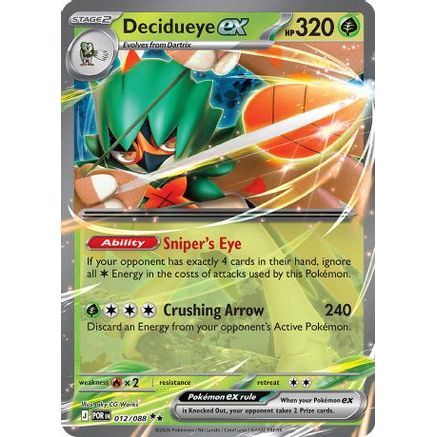 Decidueye ex - 012/088 12 - ME03 Perfect Order Holofoil