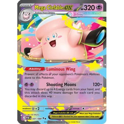 Mega Clefable ex - 031/088 31 - ME03 Perfect Order Holofoil
