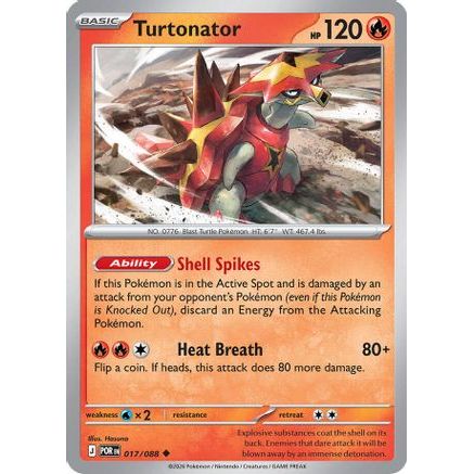 Turtonator 17 - ME03 Perfect Order Reverse Holofoil