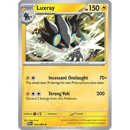 Luxray 28 - ME03 Perfect Order Reverse Holofoil