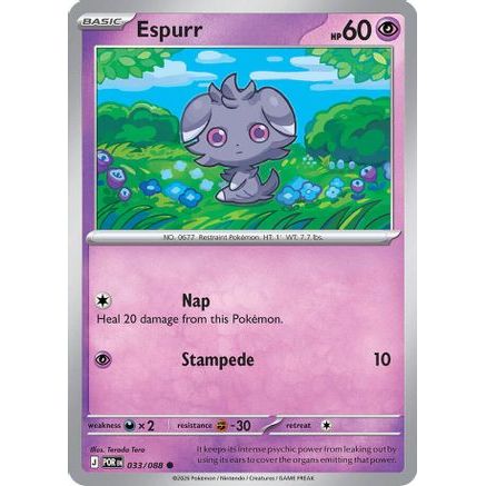 Espurr - 033/088 33 - ME03 Perfect Order