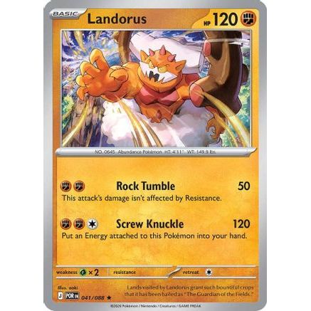Landorus 41 - ME03 Perfect Order Reverse Holofoil