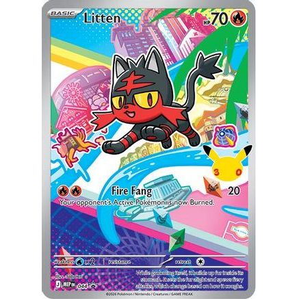 Litten - 044 44 - ME Mega Evolution Promo Holofoil