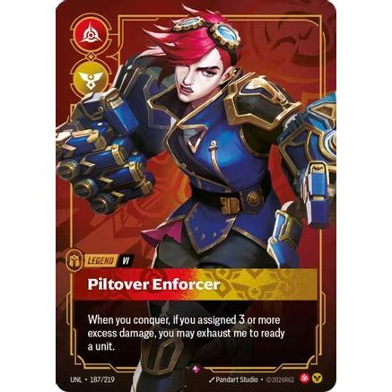 Vi - Piltover Enforcer (187/219) - Unleashed Foil