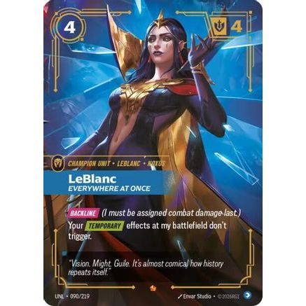 LeBlanc - Everywhere At Once (090/219) - Unleashed Foil