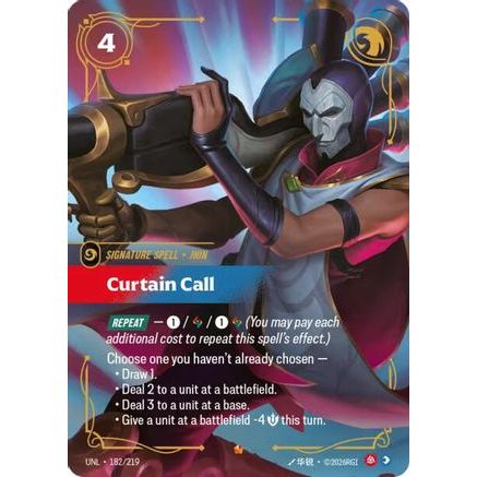 Curtain Call (182/219) - Unleashed Foil