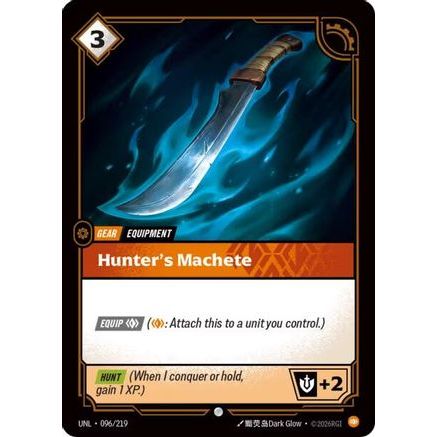 Hunter's Machete (096/219) - Unleashed
