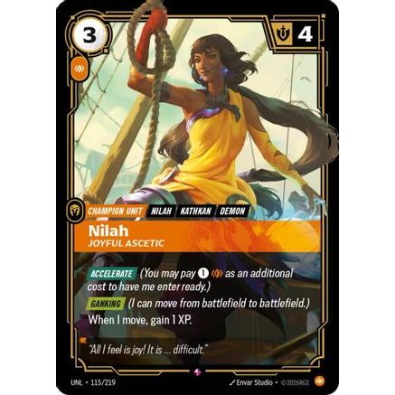 Nilah - Joyful Ascetic (115/219) - Unleashed Foil