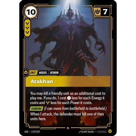 Atakhan (170/219) - Unleashed Foil