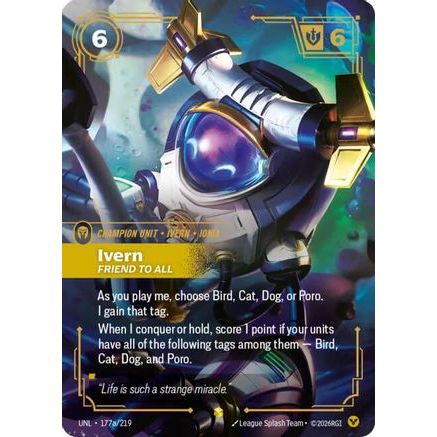 Ivern - Friend to All (Alternate Art) (177a/219) - Unleashed Foil