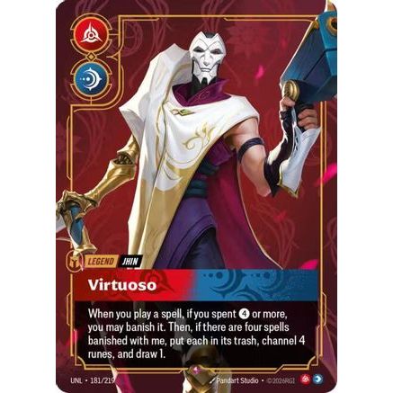 Jhin - Virtuoso (181/219) - Unleashed Foil