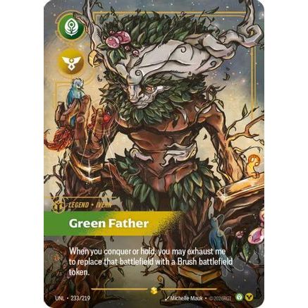 Ivern - Green Father (Overnumbered) (233/219) - Unleashed Foil