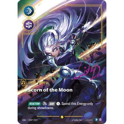 Diana - Scorn of the Moon (Signature) (234*/219) - Unleashed Foil
