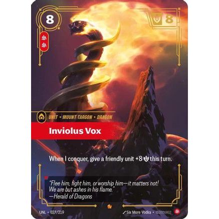 Inviolus Vox (027/219) - Unleashed Foil