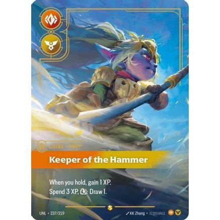 Poppy - Keeper of the Hammer (Overnumbered) (237/219) - Unleashed Foil