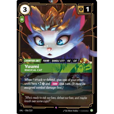 Yuumi - Magical Cat (056/219) - Unleashed Foil