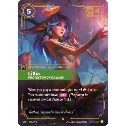 Lillia - Protector of Dreams (058/219) - Unleashed Foil