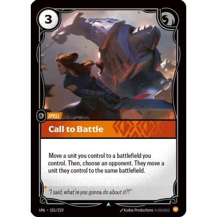 Call to Battle (101/219) - Unleashed