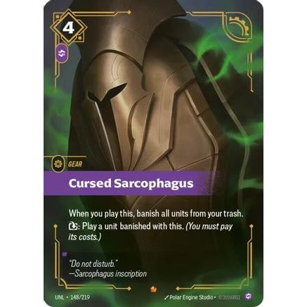 Cursed Sarcophagus (148/219) - Unleashed Foil