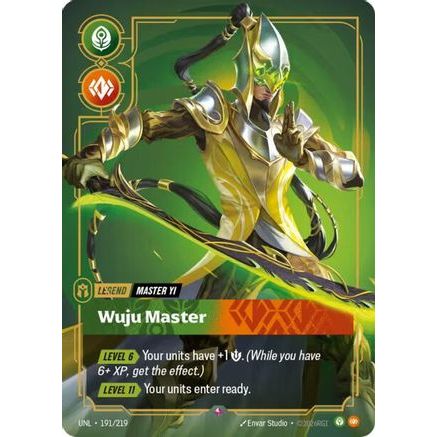 Master Yi - Wuju Master (191/219) - Unleashed Foil