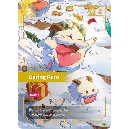 Daring Poro (Overnumbered) (225/219) - Unleashed Foil