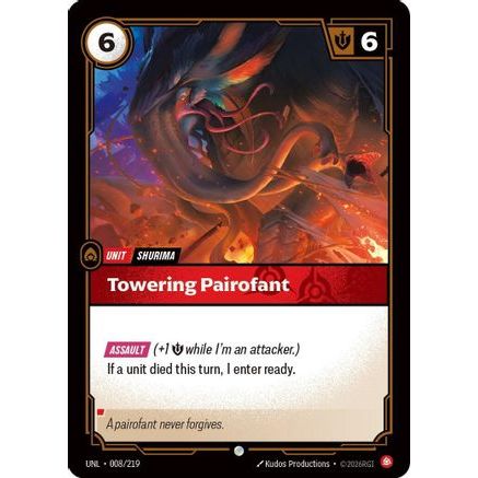 Towering Pairofant (008/219) - Unleashed Foil