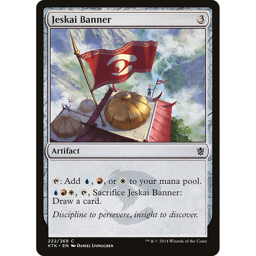 Jeskai Banner (KTK-222) - Khans of Tarkir Foil