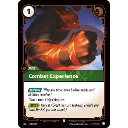 Combat Experience (031/219) - Unleashed Foil