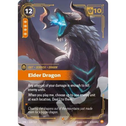 Elder Dragon (118/219) - Unleashed Foil