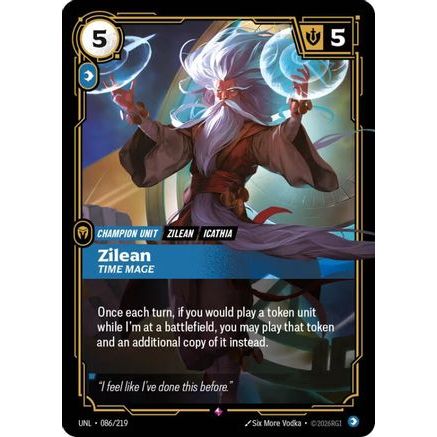 Zilean - Time Mage (086/219) - Unleashed Foil