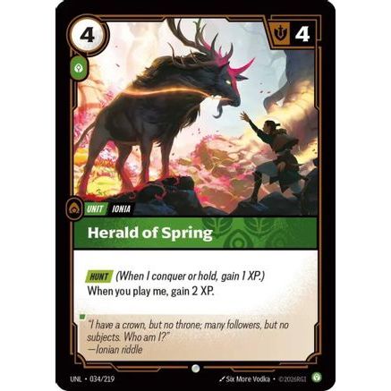 Herald of Spring (034/219) - Unleashed Foil