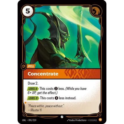 Concentrate (091/219) - Unleashed Foil