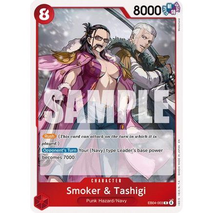 Smoker & Tashigi (EB04-003) - Adventure on Kami's Island Foil