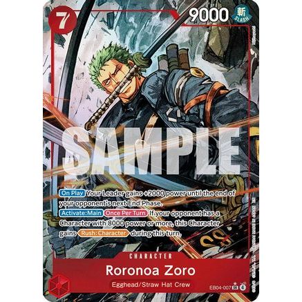 Roronoa Zoro (EB04-007) (Alternate Art) (EB04-007) - Adventure on Kami's Island Foil