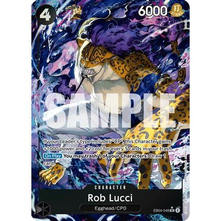 Rob Lucci (Alternate Art) (EB04-048) - Adventure on Kami's Island Foil